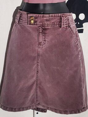 Gap Jeans Stretch Corduroy Mini Skirt Sz 6 - shipping incl